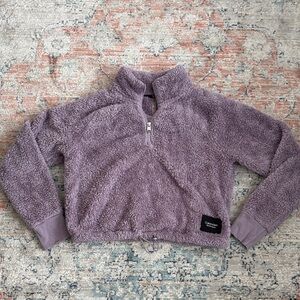 Calvin Klein lavender fleece pullover